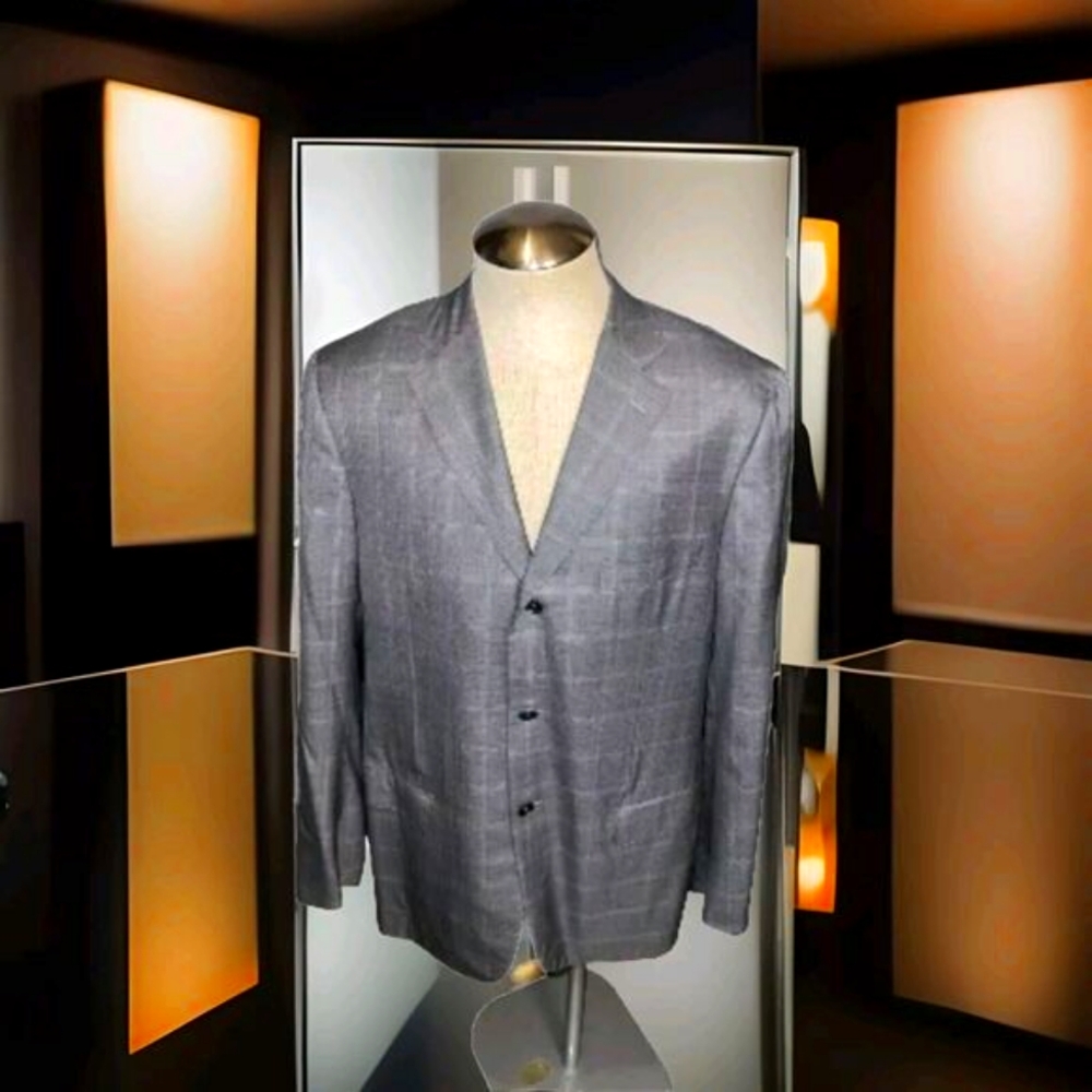 Isaia Napoli Neiman Marcus Blazer Size 42L US/52L EU